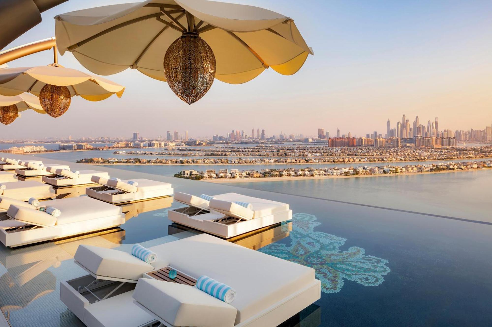 Atlantis The Royal Hotel Dubai Exterior photo View of Dubai from the hotel